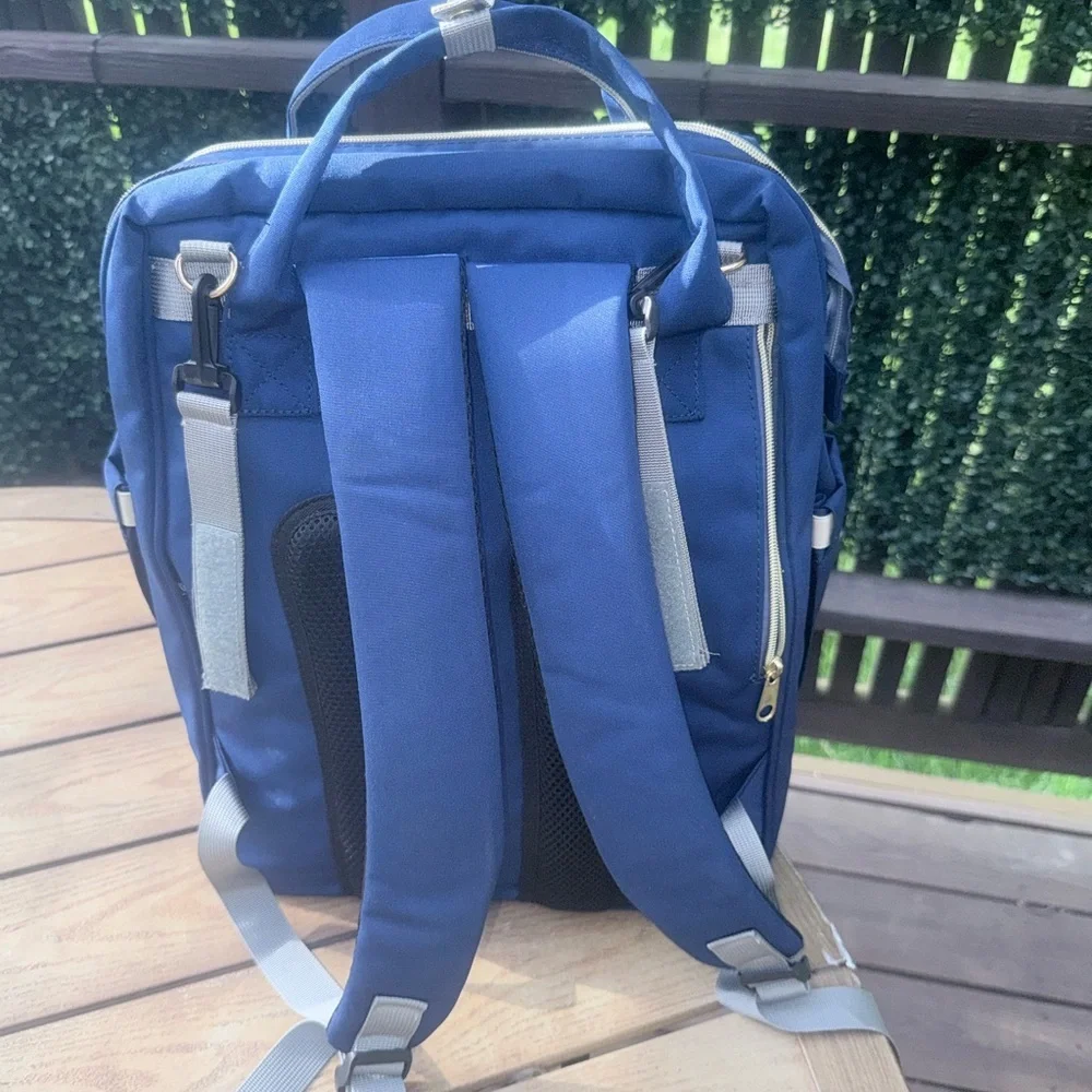 Goddess Quilted Navy Kids Backpack
